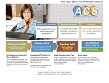 Tablet Screenshot of acs.bmaenterprises.com
